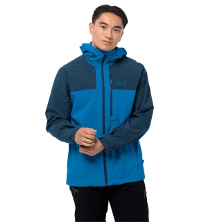 Jack Wolfskin Hiking Functional Jacket Go Hike (wind-/waterproof) pacific blue Men